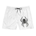 Men's Swim Shorts with Geometric Spider — Lightweight Beach Trunks