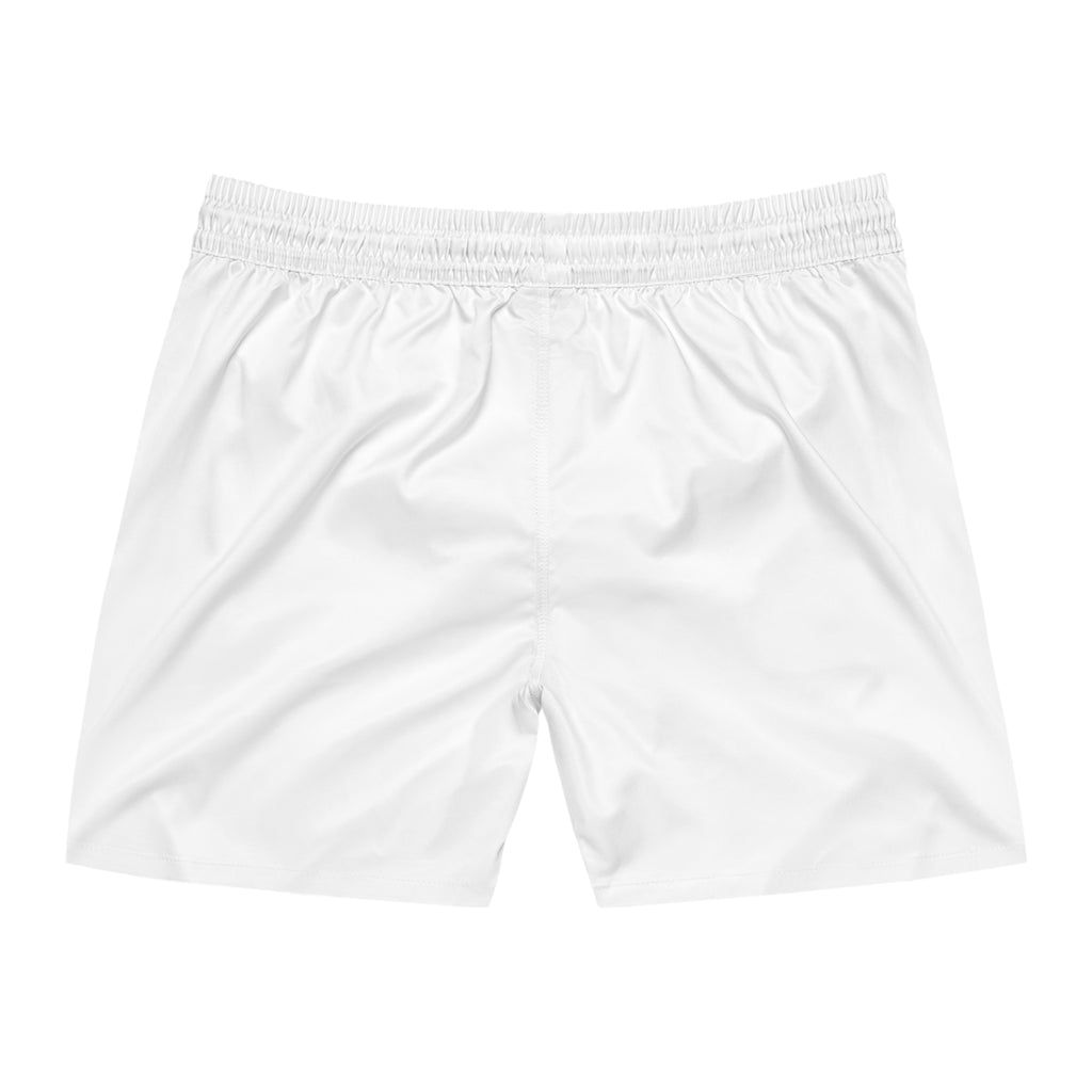 Men's Swim Shorts with Geometric Spider — Lightweight Beach Trunks