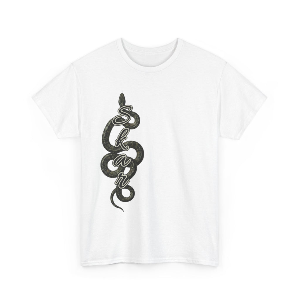 Skar Snake Script Tee — Streetwear Graphic T-Shirt