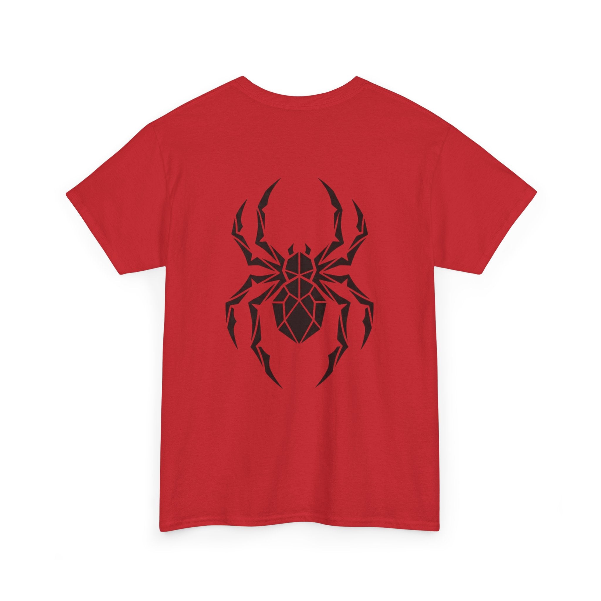 Black Spider T-Shirt — Spider on the Back