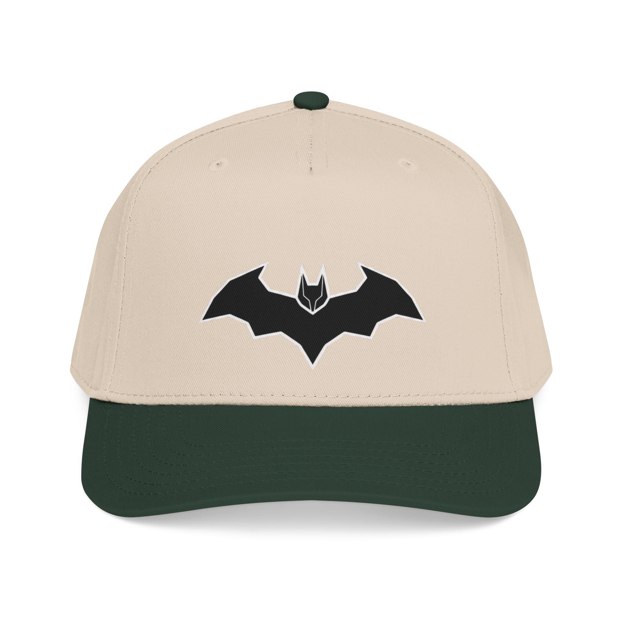 Bat Symbol Cap — Dark Graphic Streetwear Hat