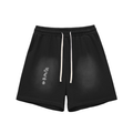 Skar Symbol Shorts — Washed Black Edition