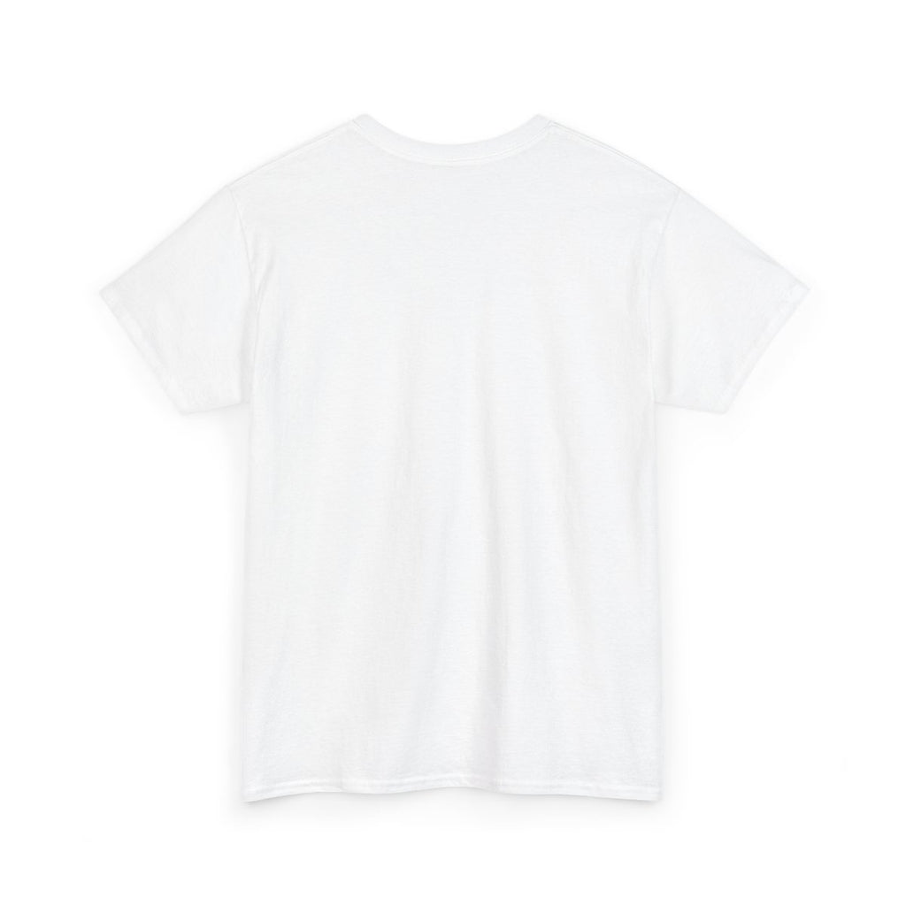 White T-Shirt Black Scar Symbol