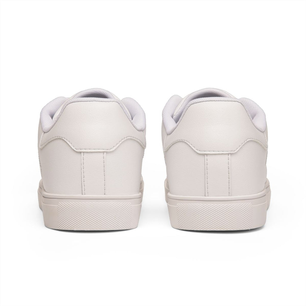 Spider Sneakers — White & Black Low-Top with Spider Graphic