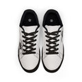 Spider Sneakers — White & Black Low-Top with Spider Graphic