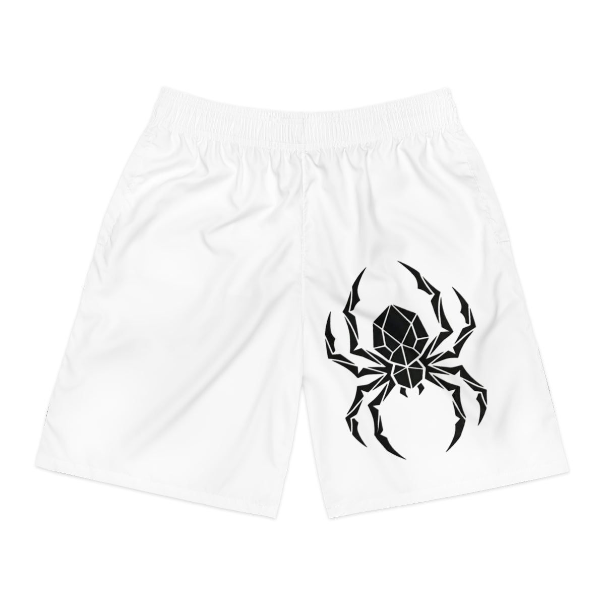Spider Graphic Jogger Shorts — All-Over Print Athletic Shorts