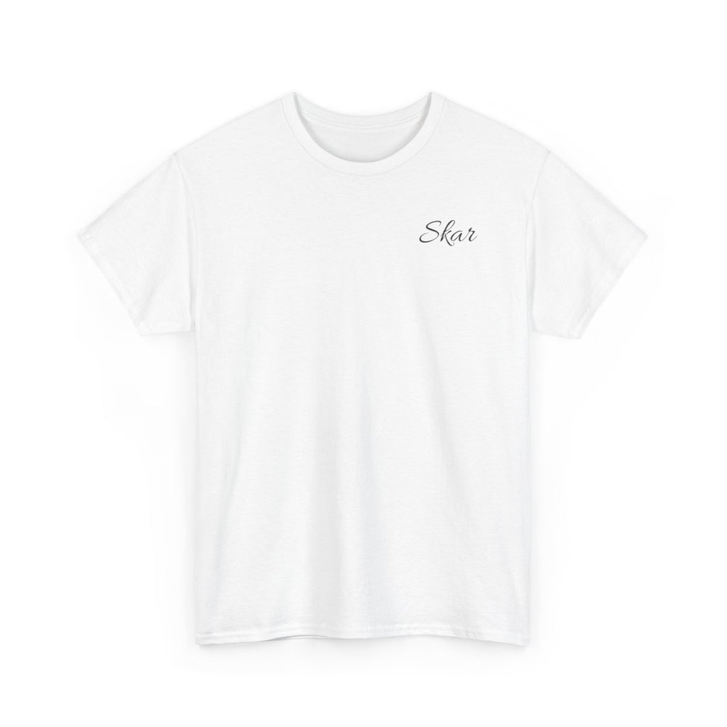 Skar Rose Frame T-Shirt — White