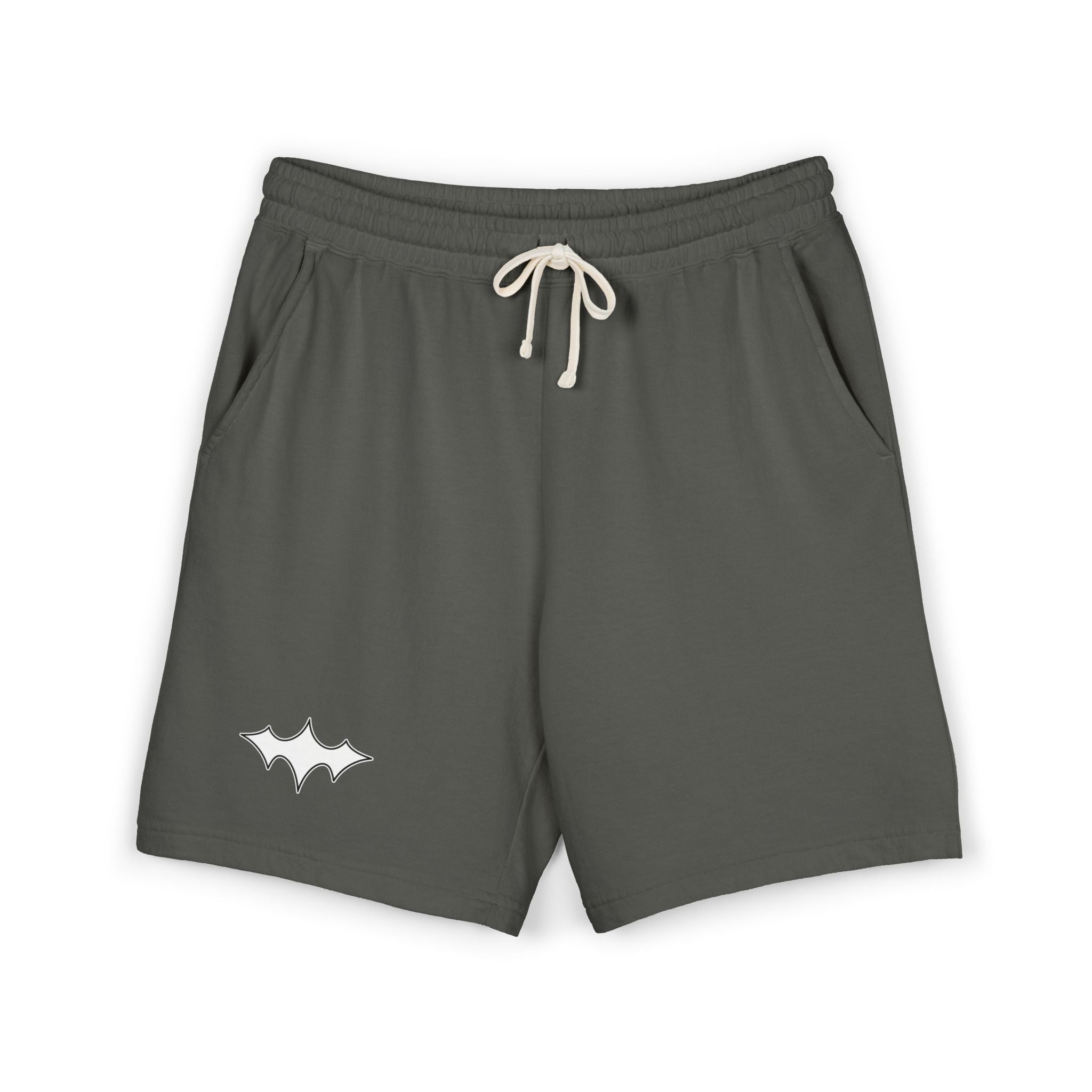 Scar Symbol Fleece Sweat Shorts — White