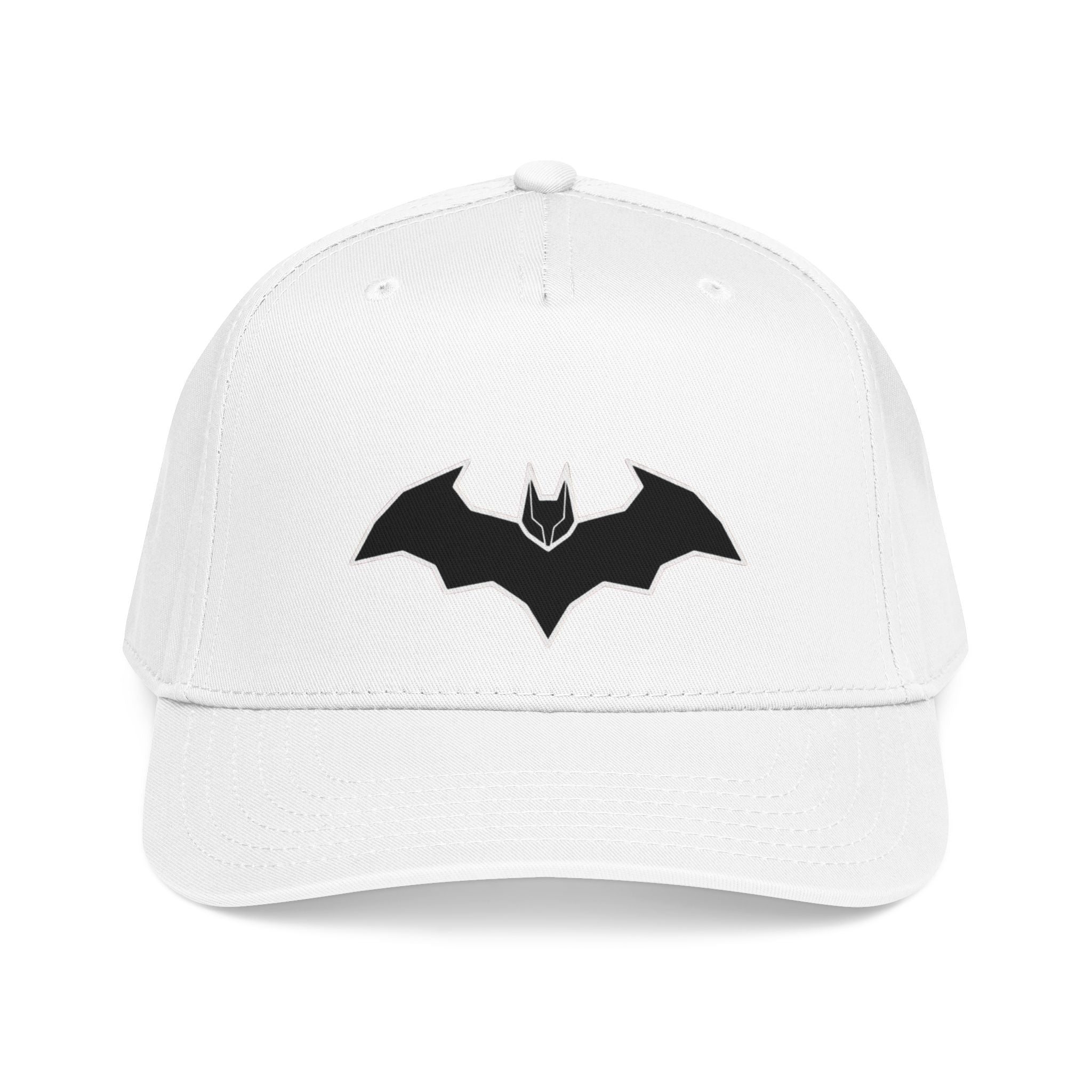 Bat Symbol Cap — Dark Graphic Streetwear Hat