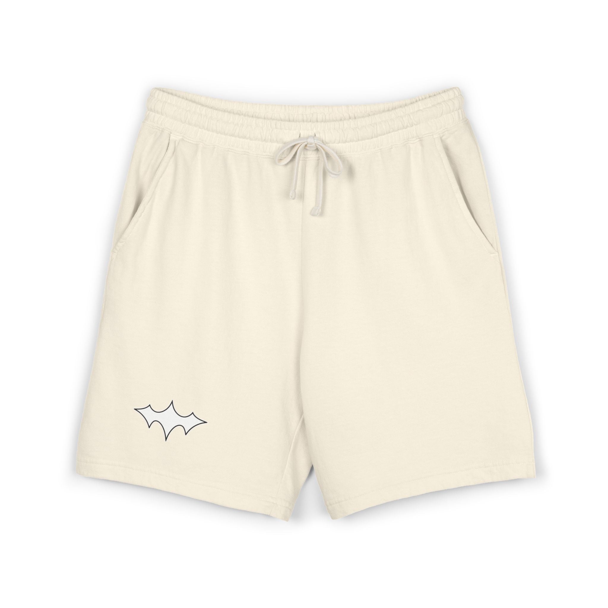 Scar Symbol Fleece Sweat Shorts — White