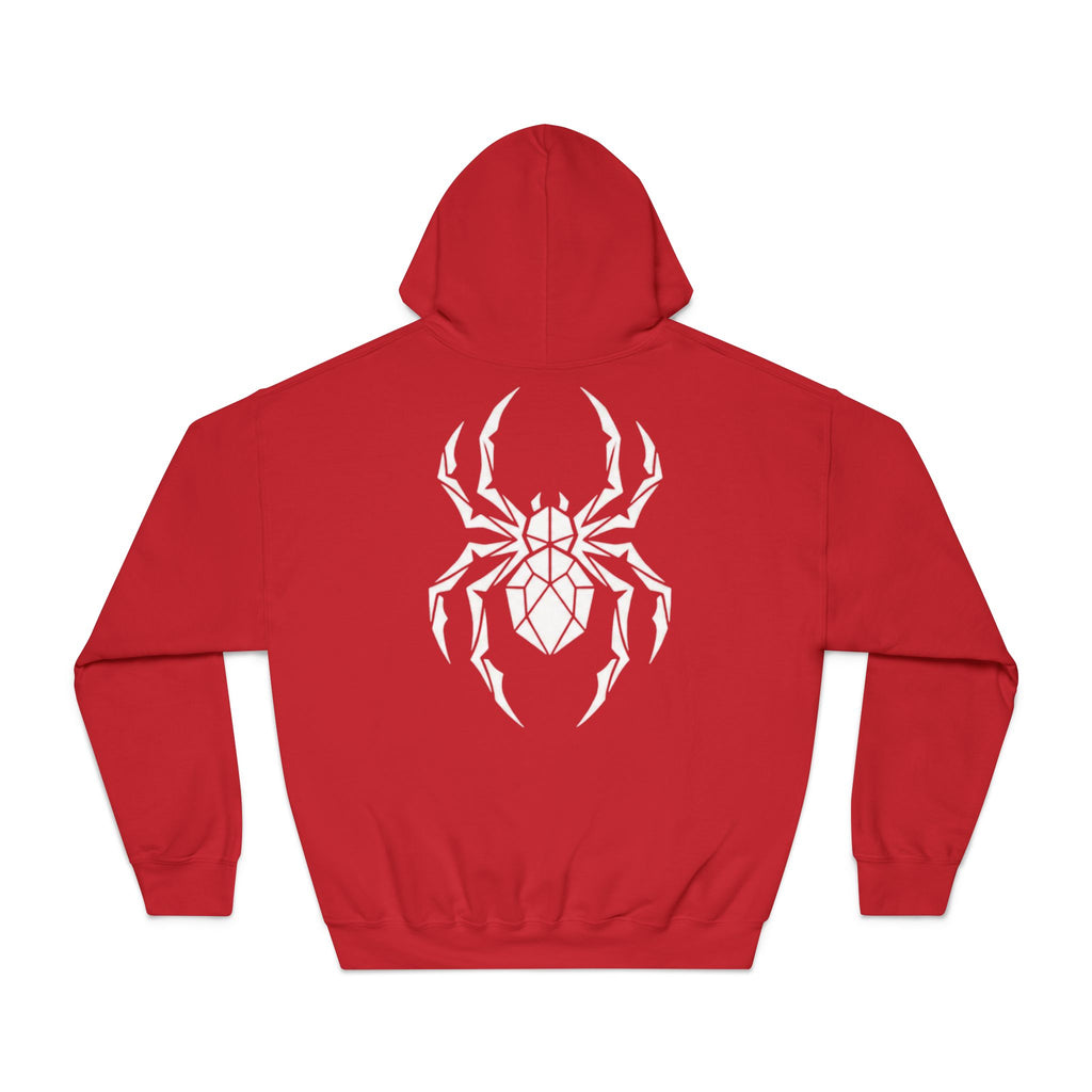 Spider Geometric Hoodie — Black Hooded Sweatshirt