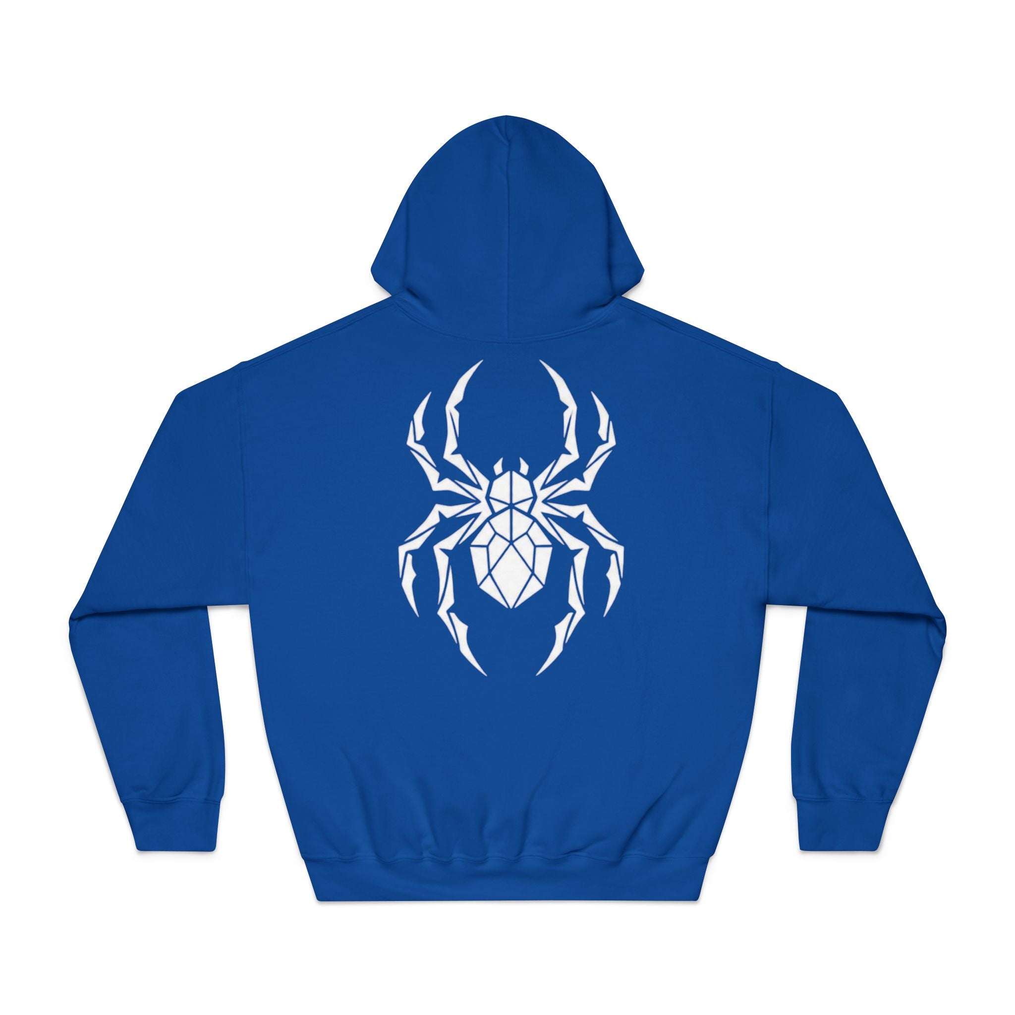 Spider Geometric Hoodie — Black Hooded Sweatshirt