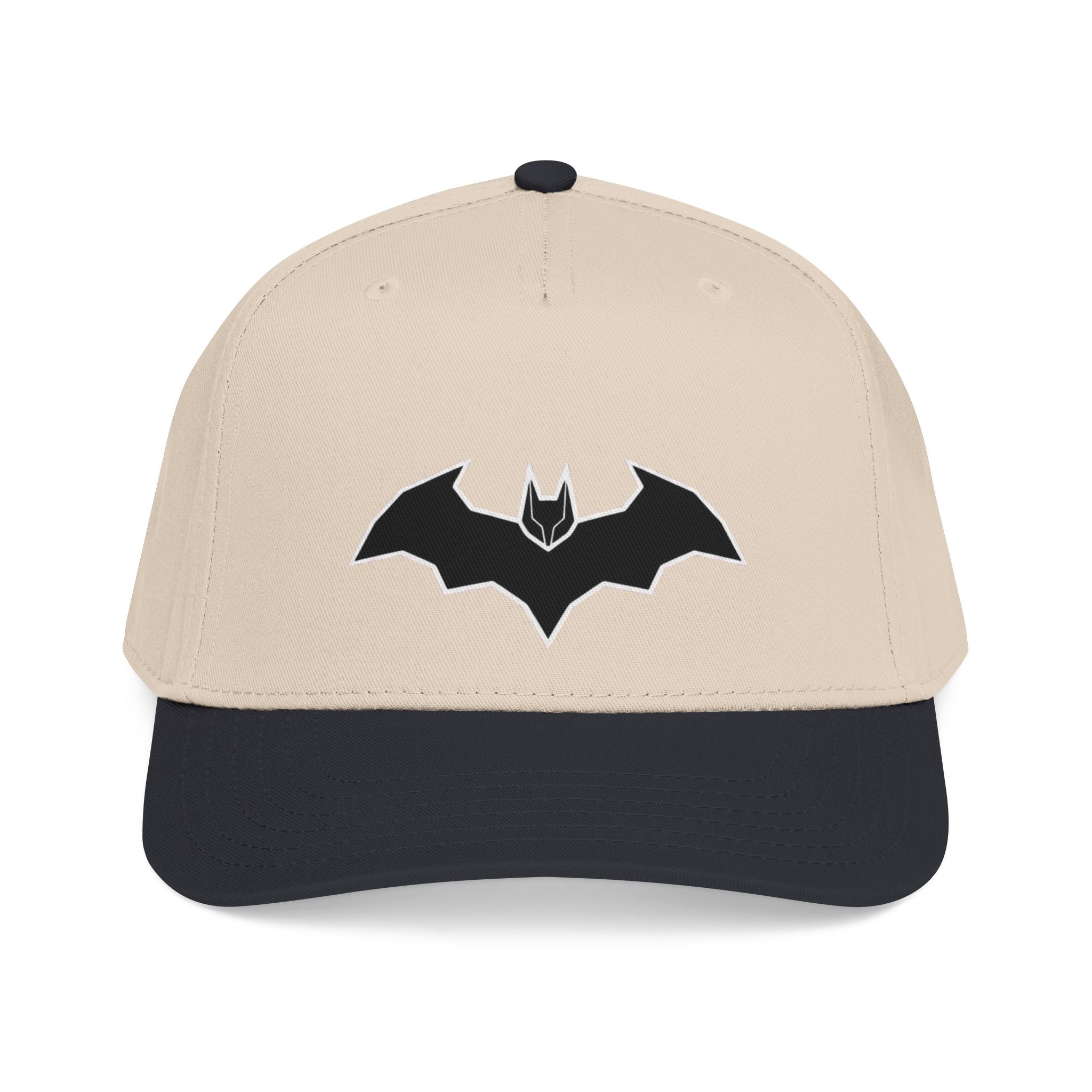 Bat Symbol Cap — Dark Graphic Streetwear Hat