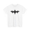 White T-Shirt Black Scar Symbol